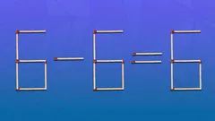 Qual é o fósforo que tens de mover para que a igualdade fique correta? Um quebra-cabeças nada fácil